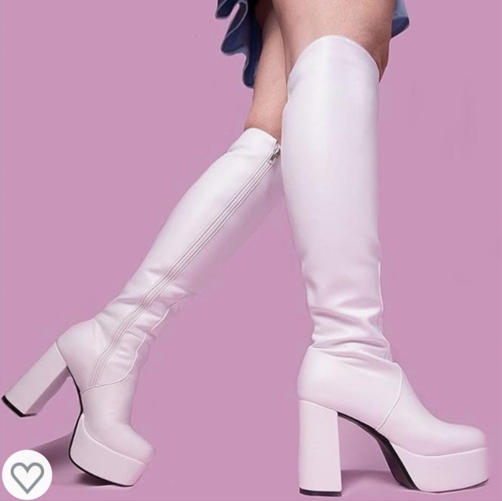Go Go Platform Boots, Size 8.5